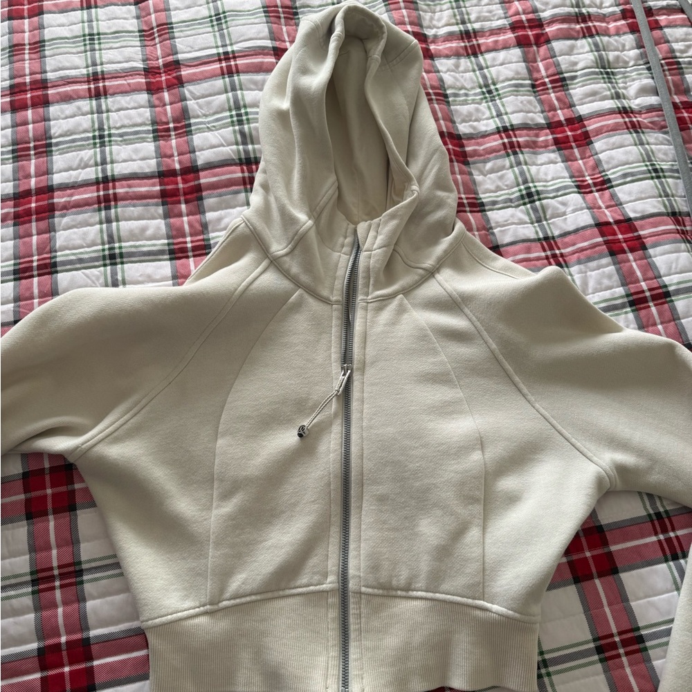 lululemon athletica Cream Hoodie Jacket